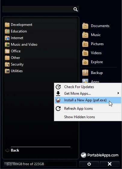 Install a New App